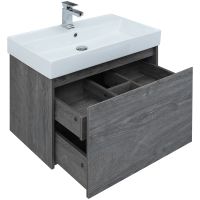 Товар: Тумба под раковину Aquanet Nova Lite 75 подвесная Дуб рошелье арт-242274 - фото 3 Тумба под раковину Aquanet Nova Lite 75 подвесная Дуб рошелье арт-242274 — фото 3, Тумбы под раковину