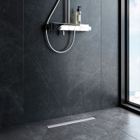 Душевой лоток AM.PM MasterFlow 50 с решеткой Хром матовый / под плитку Tile арт-W01SC-U11-050-04SB — фото 15, Душевые лотки