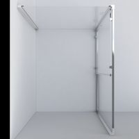 Душевой уголок Vincea Garda 120х80 профиль Черный стекло прозрачное арт-VSR-1G8012CLB — фото 4, Прямоугольные душевые уголки