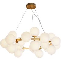 Подвесной светильник Maytoni Modern Dallas Белый Латунь арт-MOD545PL-25BS — фото 1, Подвесные светильники