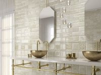 Керамический бордюр Monopole Ceramica Petra Gold Moldura 5х15 см арт-Moldura Petra Brillo Bisel Gold 5x15 — фото 3, Керамическая плитка