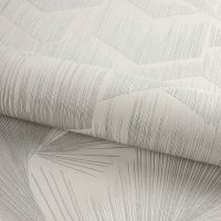 Обои Fipar Platino Винил на флизелине (1,06*10,05) Серый/Серебряный, Геометрия арт-R 23706 — фото 2, Обои для стен