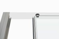 Душевая дверь Allen Brau Fantasy 130 профиль Хром стекло прозрачное арт-3.11007.00 — фото 9, Раздвижные душевые двери