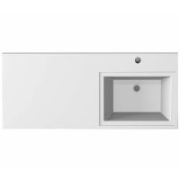 Раковина Stella Polar Мадлен 100 R с местом под стиральную машину Белая арт-SP-00000466 — фото 2, Раковины встраиваемые сверху