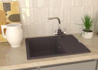 Товар: Кухонная мойка Paulmark Flugen 50-650 Белая арт-PM216550-WH - фото 3 Кухонная мойка Paulmark Flugen 50-650 Белая арт-PM216550-WH — фото 3, Кухонные мойки