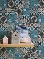 Обои AS Creation New Life Винил на флизелине (0,53*10,05) Бирюзовый, Орнамент арт-37684-2 — фото 3, Обои для стен