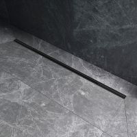 Душевой лоток AM.PM MasterFlow 100 с Черной матовой решеткой Slim line арт-W01SC-S11-100-05BM — фото 3, Душевые лотки