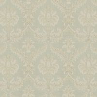 Обои Solo Le Sete Винил на флизелине (1,06*10,05) Бежевый/Зеленый, Дамаск арт-S108 — фото 1, Обои для стен