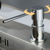 Дозатор для моющего средства Gappo G40 Хром арт-G402 — фото 8, Дозаторы для кухонных моек