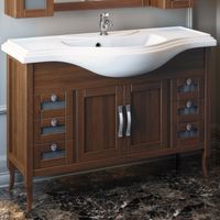 Тумба под раковину Opadiris Мираж 120 Светлый орех арт-00-00000058 — фото 1, Тумбы под раковину