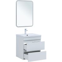 Товар: Тумба под раковину Aquanet Нота New 58 подвесная Белый глянец арт-335417 - фото 8 Тумба под раковину Aquanet Нота New 58 подвесная Белый глянец арт-335417 — фото 8, Тумбы под раковину