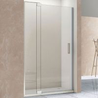 Душевая дверь Vincea Extra 90 профиль Хром стекло прозрачное арт-VDP-1E8090CL — фото 1, Распашные душевые двери