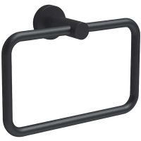 Кольцо для полотенец Colombo Design Plus Черное матовое арт-W4931.NM — фото 1, Полотенцедержатели