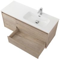 Тумба под раковину BelBagno Kraft 120 R подвесная Rovere Galifax Bianco арт-KRAFT-1200-2C-1A-SO-RGB-R — фото 3, Тумбы под раковину