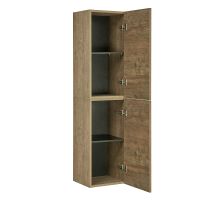 Подвесной шкаф Aquaton Лофт Фабрик 34 Дуб кантри арт-1A242803LTDY0 — фото 4, Шкафы для ванной