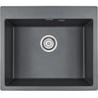 Кухонная мойка Paulmark Kante 60 Графит арт-PM106052-DG — фото 1, Кухонные мойки
