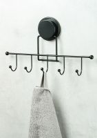 Вешалка для полотенец Fixsen Magic Black Черная матовая арт-FX-45005-5 — фото 2, Крючки для полотенец