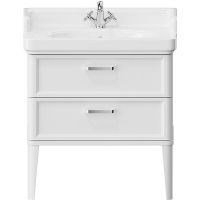 Тумба под раковину Kerama Marazzi Pompei 80 PO.N.80.2\WHT Белая глянцевая арт-PO.N.80.2\WHT — фото 1, Тумбы под раковину