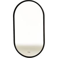 Зеркало Sintesi Tito 45 с подсветкой Черное с сенсорным выключателем арт-SIN-SPEC-TITO-45 — фото 1, Зеркала в ванную комнату