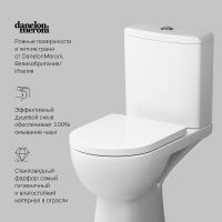 Унитаз компакт AM.PM Sunny FlashClean с бачком и сиденьем Микролифт арт-C85C8600SC — фото 3, Напольные унитазы