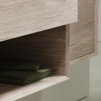 Тумба под раковину Sancos Marmi 1.0 100 подвесная Дуб галифакс натуральный арт-MR1.0100EG — фото 7, Тумбы под раковину