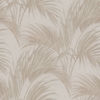 Обои Zambaiti Parati Satin Flowers IV Винил на флизелине (0,53*10,05) Белый/Коричневый/Серый, Листья арт-Z66824 — фото 1, Обои для стен