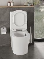 Товар: Унитаз компакт Orange с бачком и сиденьем Микролифт арт-C07-050W - фото 9 Унитаз компакт Orange с бачком и сиденьем Микролифт арт-C07-050W — фото 9, Напольные унитазы