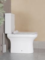 Унитаз компакт Agger с бачком и сиденьем Микролифт арт-AT04000 — фото 8, Напольные унитазы