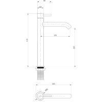 Смеситель для раковины Abber Wasser Kreis Черный матовый арт-AF8111B — фото 3, Смесители для раковины