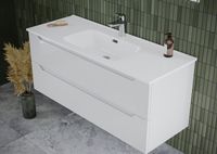 Тумба под раковину Sancos Norma 2.0 120 подвесная Белый глянец арт-NR2.0120-1W — фото 3, Тумбы под раковину