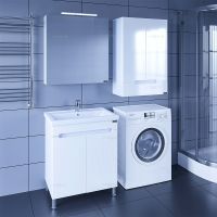 Тумба под раковину СанТа Лондон 70 Белая арт-224016 — фото 4, Тумбы под раковину