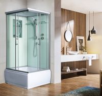 Душевая кабина WeltWasser WW500 Aller 902 90x90 профиль Хром стекло прозрачное арт-10000003255 — фото 3, Душевые кабины