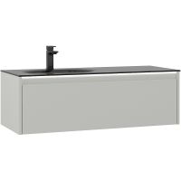 Тумба с раковиной Orka Lisbon 110 подвесная Кашемировая матовая арт-5001435 — фото 1, Тумбы с раковиной