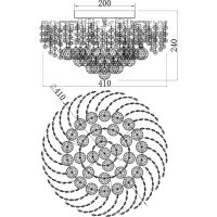 Люстра Maytoni Royal Classic Karolina Золото арт-DIA120-06-G — фото 10, Люстры