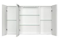 Зеркальный шкаф Aquaton Мадрид 120 с подсветкой Белый арт-1A113402MA010 — фото 2, Зеркальные шкафы в ванную