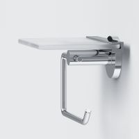 Держатель туалетной бумаги AM.PM X-Joy с полкой Хром арт-A85A341500 — фото 4, Держатели туалетной бумаги