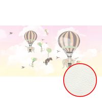 Фреска детская Ortograf Для малышей 33140 Фактура флок FLK Флизелин (5,4*2,7) Разноцветный, Животные/Воздушные шары арт-33140 (флок FLK) — фото 1, Фрески