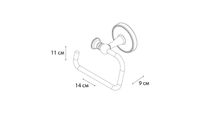 Держатель туалетной бумаги Fixsen Adele Хром арт-FX-55010B — фото 3, Держатели туалетной бумаги