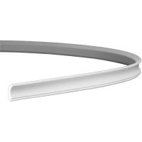 Карниз гибкий Европласт 1.50.157 2000x33x31 мм арт-1.50.157 (гибкий) — фото 1, Карнизы