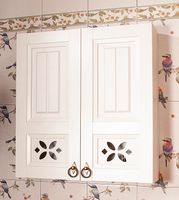 Подвесной шкаф Бриклаер Кантри 65 Бежевый дуб прованс арт-4627125413643 — фото 3, Шкафы для ванной