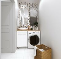 Тумба под раковину 1MarKa Wash 48Н Белый глянец арт-Ц0000002638 — фото 2, Тумбы под раковину