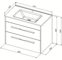 Товар: Тумба под раковину Aquanet Августа 80 подвесная Белый глянец арт-277508 - фото 8 Тумба под раковину Aquanet Августа 80 подвесная Белый глянец арт-277508 — фото 8, Тумбы под раковину