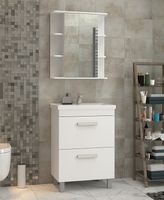 Тумба под раковину Vigo Nova 60 Белая арт-tn.NOV.MIR.60.2Y — фото 5, Тумбы под раковину