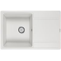 Кухонная мойка Paulmark Flugen 50-780 Белая арт-PM217850-WH — фото 1, Кухонные мойки