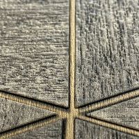 Обои Marburg Travertino Винил на флизелине (1,06*10,05) Коричневый/Серый, Геометрия/Ромб/Под дерево арт-33060 — фото 3, Обои для стен