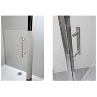 Душевой уголок Aquanet Delta NPE1131 150x80 профиль Хром, стекло прозрачное арт-183845 — фото 6, Прямоугольные душевые уголки