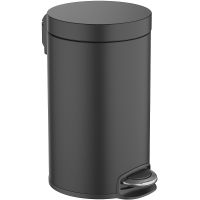 Ведро для мусора Aquatek Черное матовое арт-AQ4992MB — фото 1, Мусорные ведра