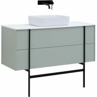 Тумба под раковину Allen Brau Reality 120 подвесная Папирус матовый арт-1.32008.PWM — фото 6, Тумбы под раковину