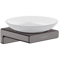 Товар: Мыльница Hansgrohe AddStoris Шлифованный черный хром арт-41746340 - фото 1 Мыльница Hansgrohe AddStoris Шлифованный черный хром арт-41746340 — фото 1, Мыльницы