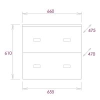 Тумба под раковину Onika Марбл 65.13 подвесная Мрамор Камень бетонный арт-106548 — фото 7, Тумбы под раковину